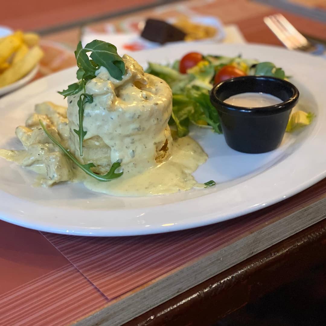Plat servi au restaurant halal