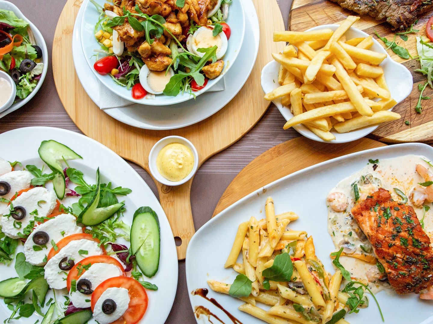 Plat servi au restaurant halal