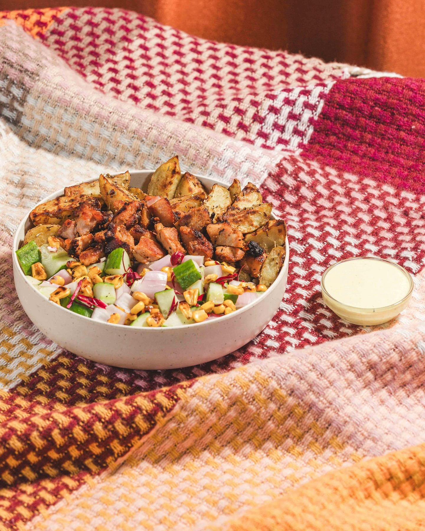 Dish served at the halal restaurant