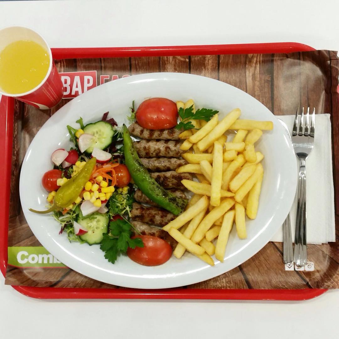 Dish served at the halal restaurant