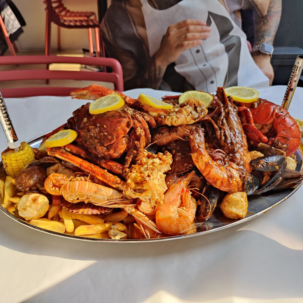 Dish served at the halal restaurant