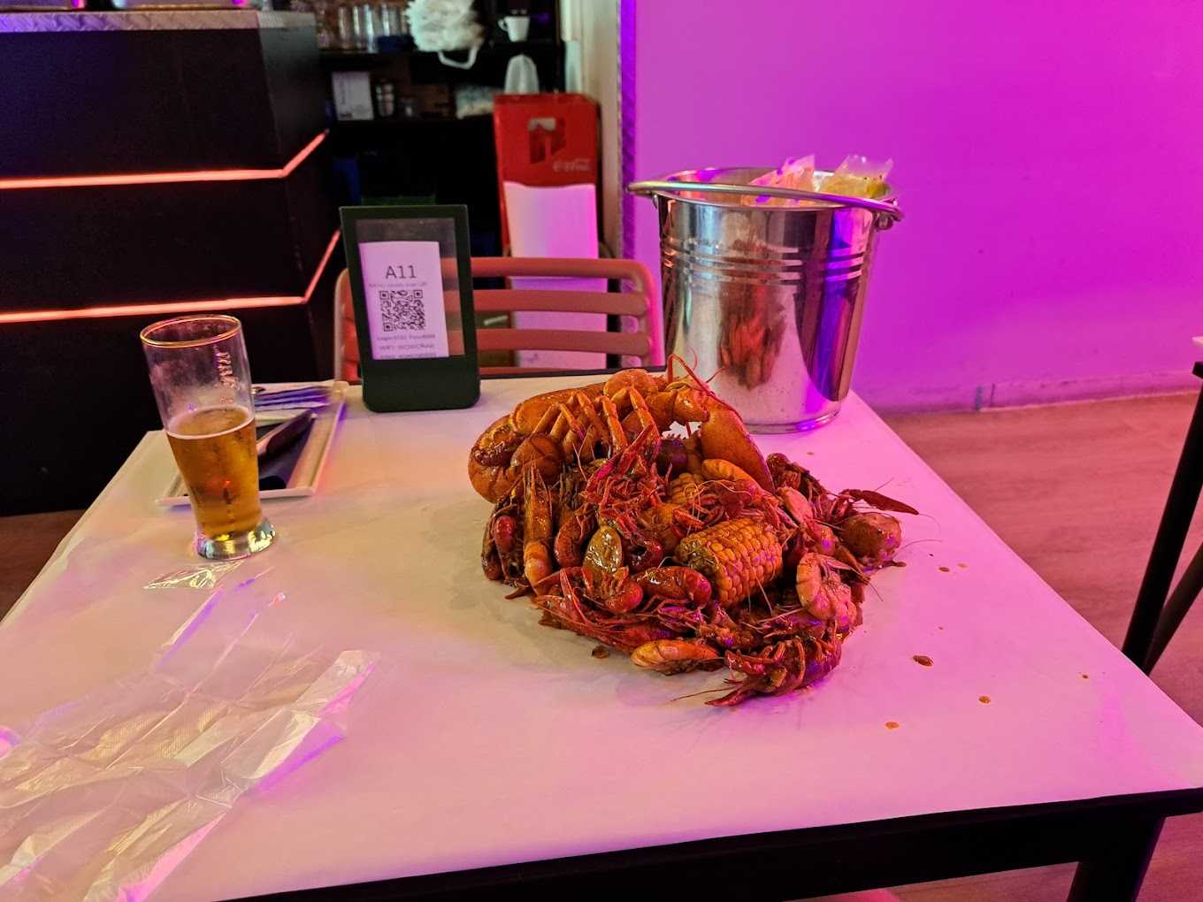 Dish served at the halal restaurant