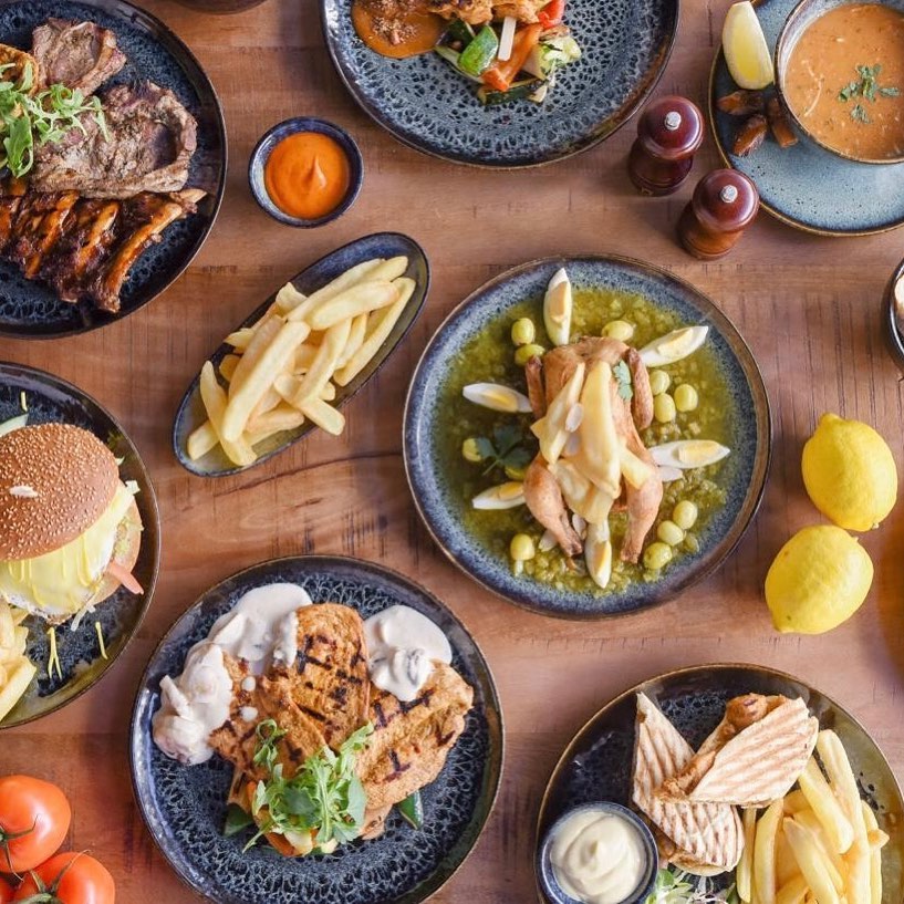 Dish served at the halal restaurant