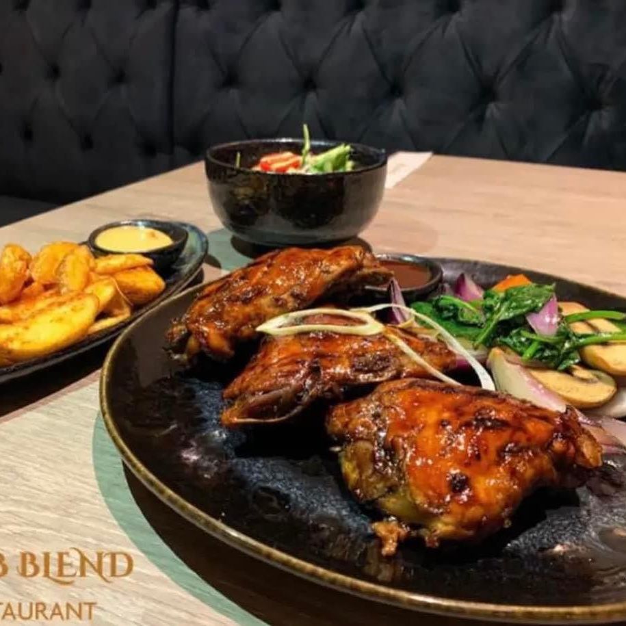 Dish served at the halal restaurant