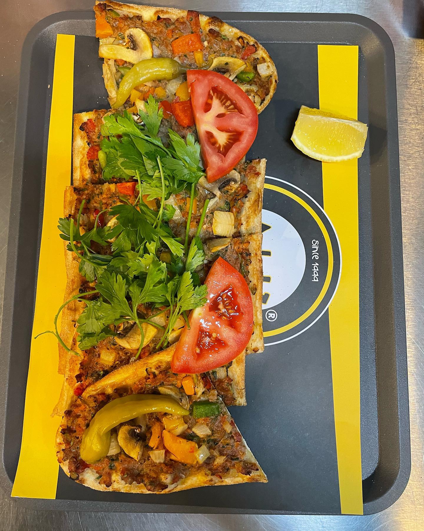 Dish served at the halal restaurant