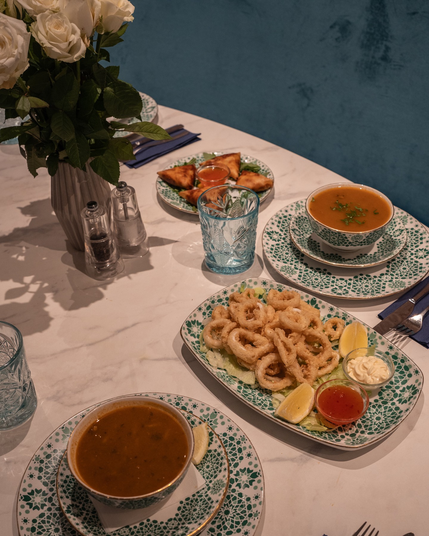 Dish served at the halal restaurant