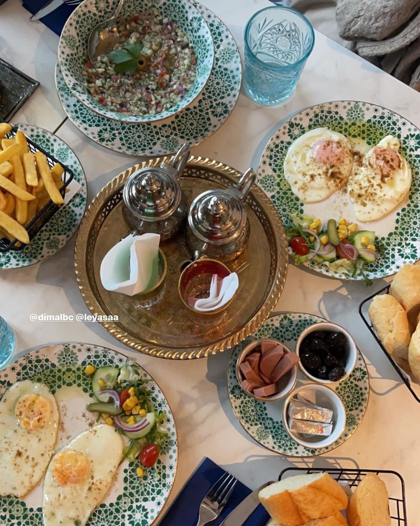 Dish served at the halal restaurant