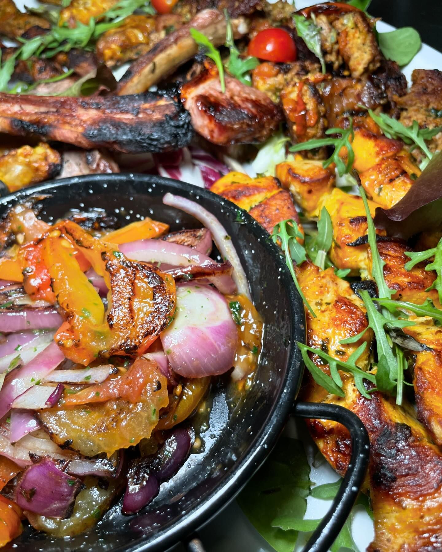 Plat servi au restaurant halal
