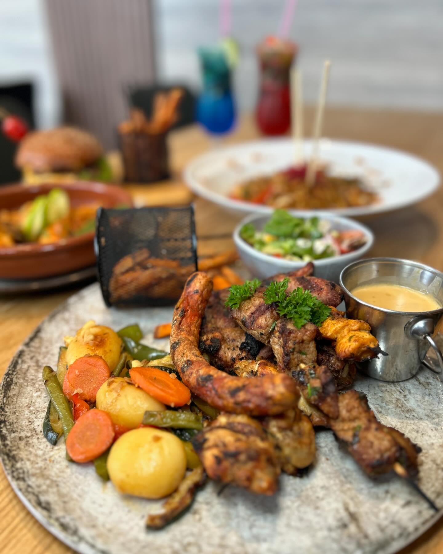 Plat servi au restaurant halal