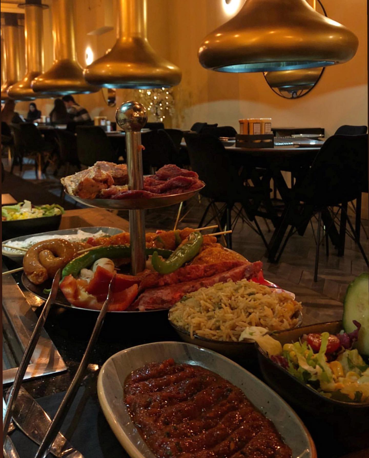 Dish served at the halal restaurant