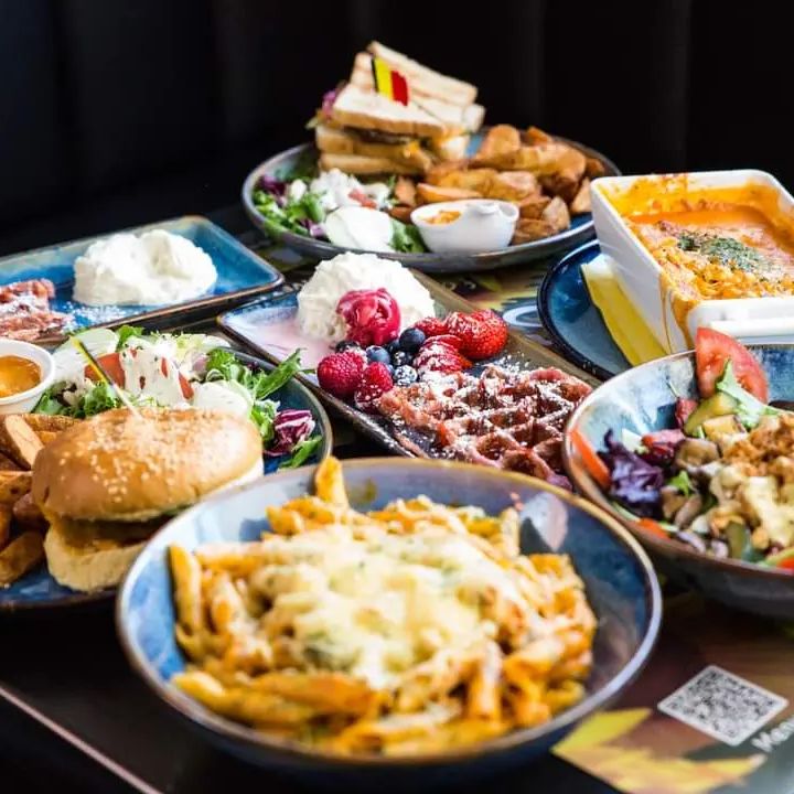 Plat servi au restaurant halal