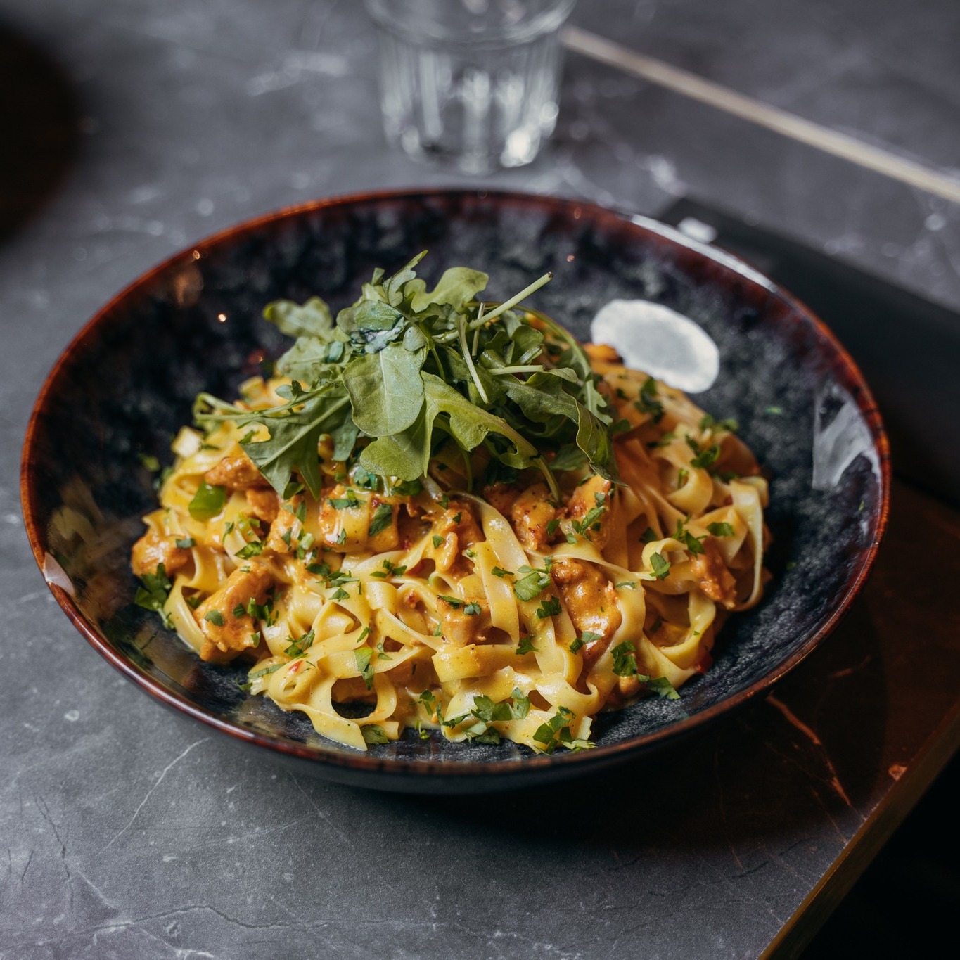 Plat servi au restaurant halal