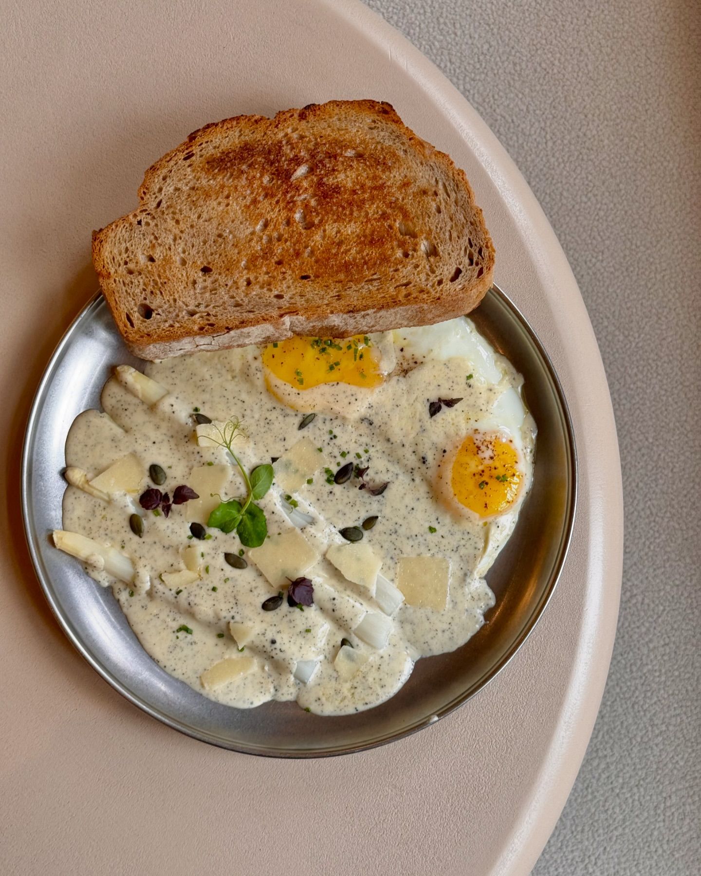 Dish served at the halal restaurant
