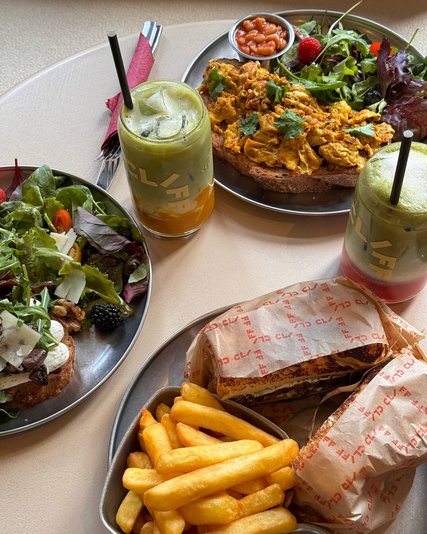 Dish served at the halal restaurant
