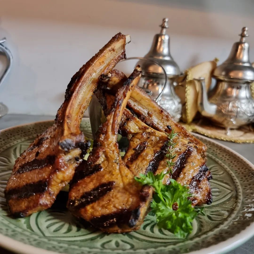 Dish served at the halal restaurant