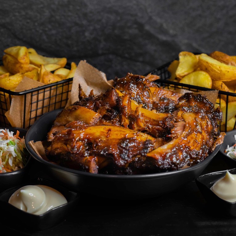 Dish served at the halal restaurant