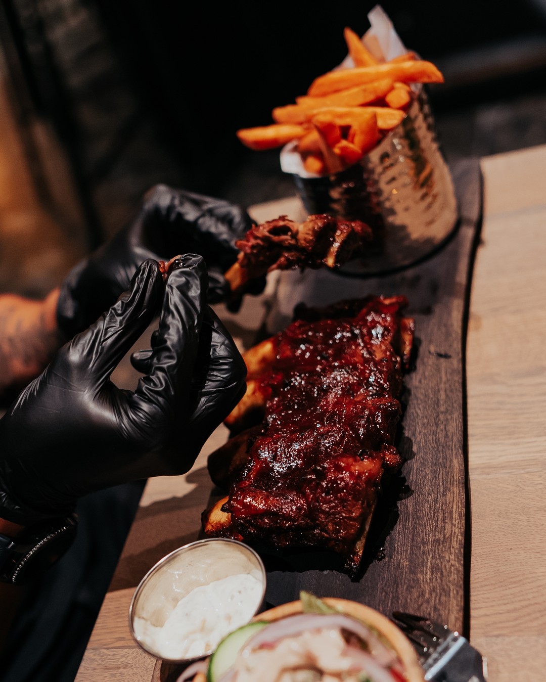 Plat servi au restaurant halal