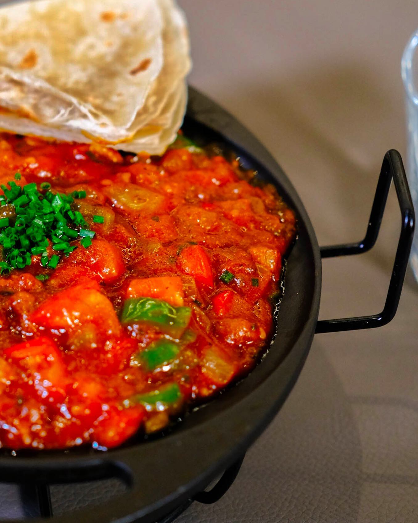 Dish served at the halal restaurant