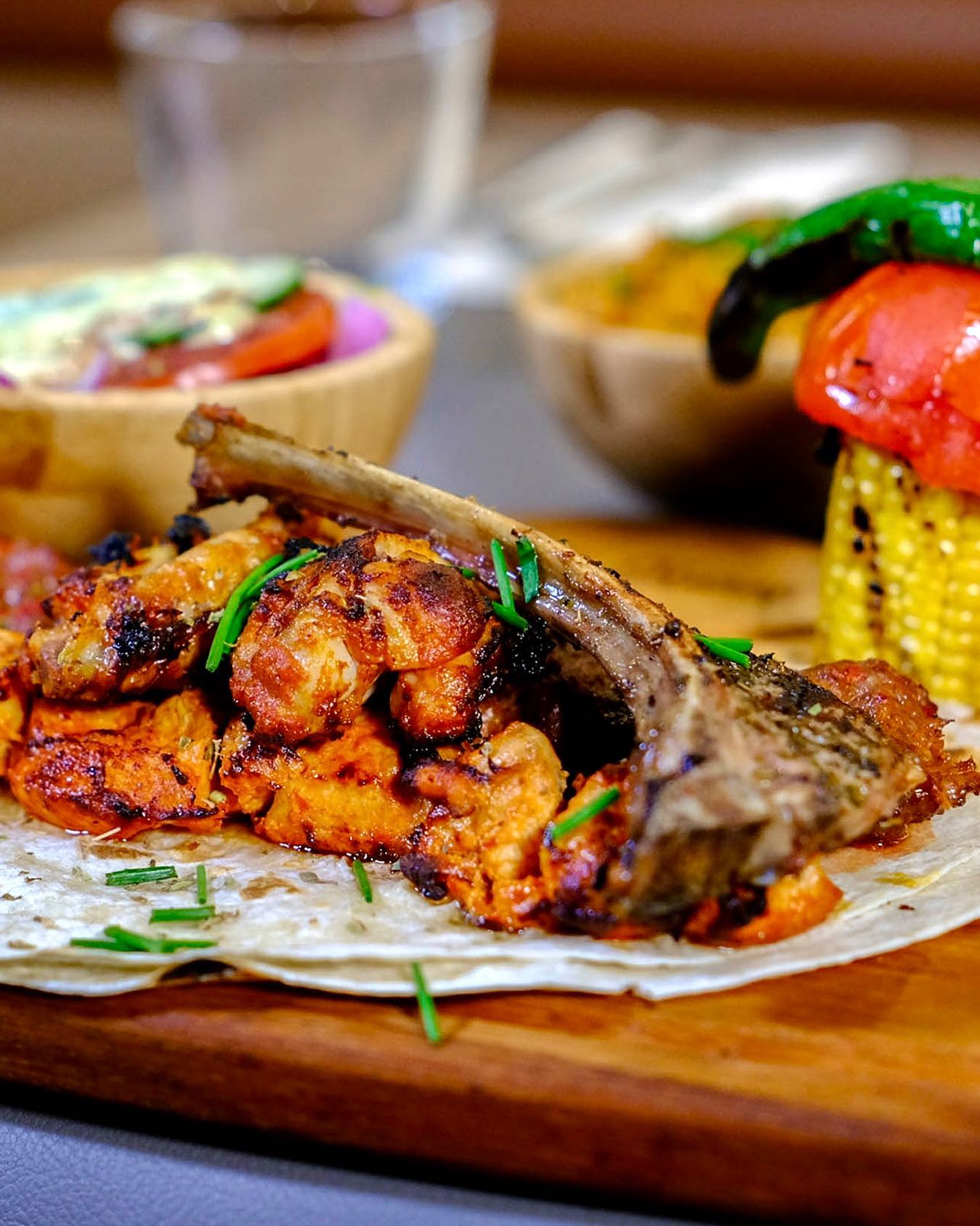 Dish served at the halal restaurant