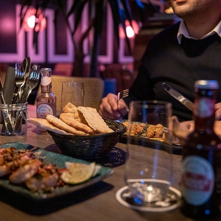 Dish served at the halal restaurant