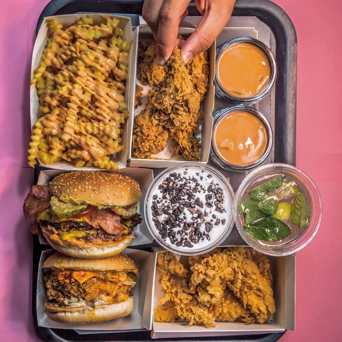 Dish served at the halal restaurant