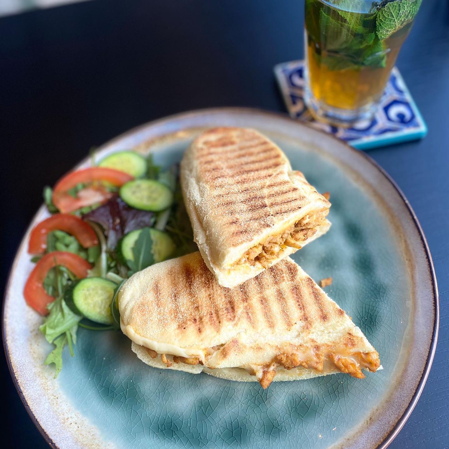 Dish served at the halal restaurant