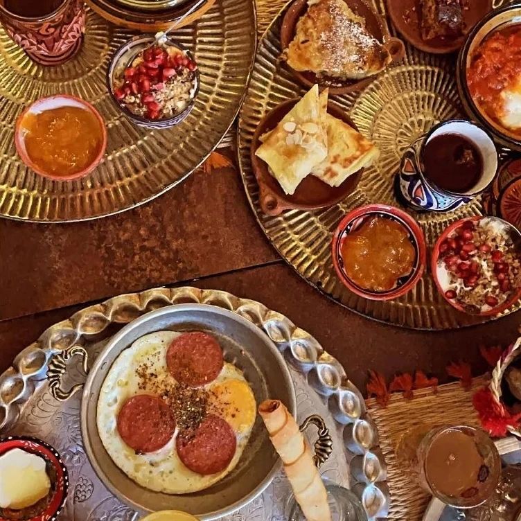 Dish served at the halal restaurant
