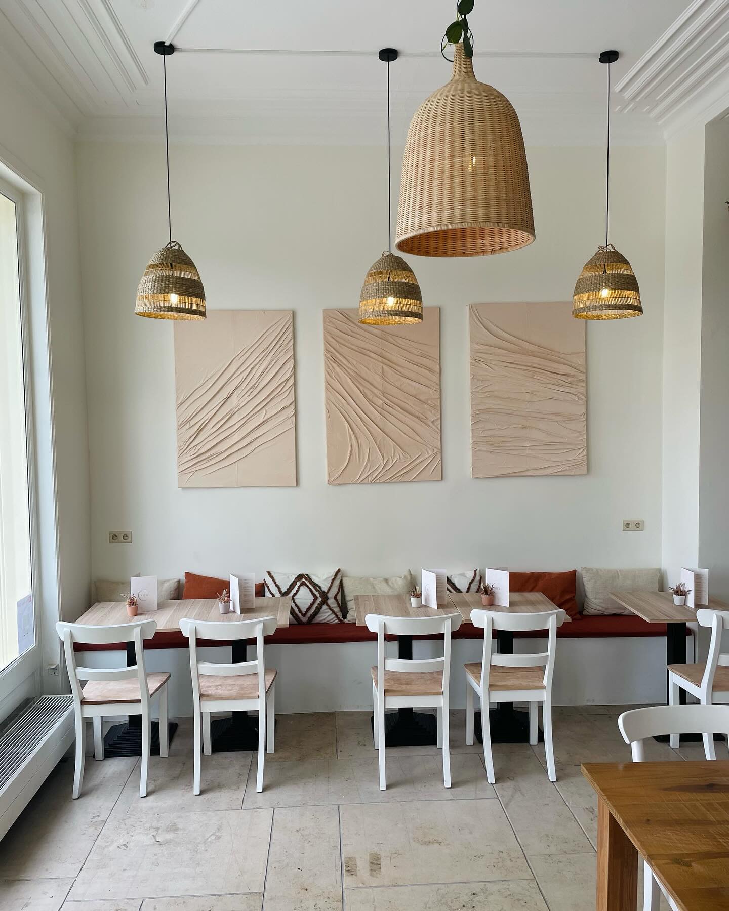 Interior/exterior of the halal restaurant