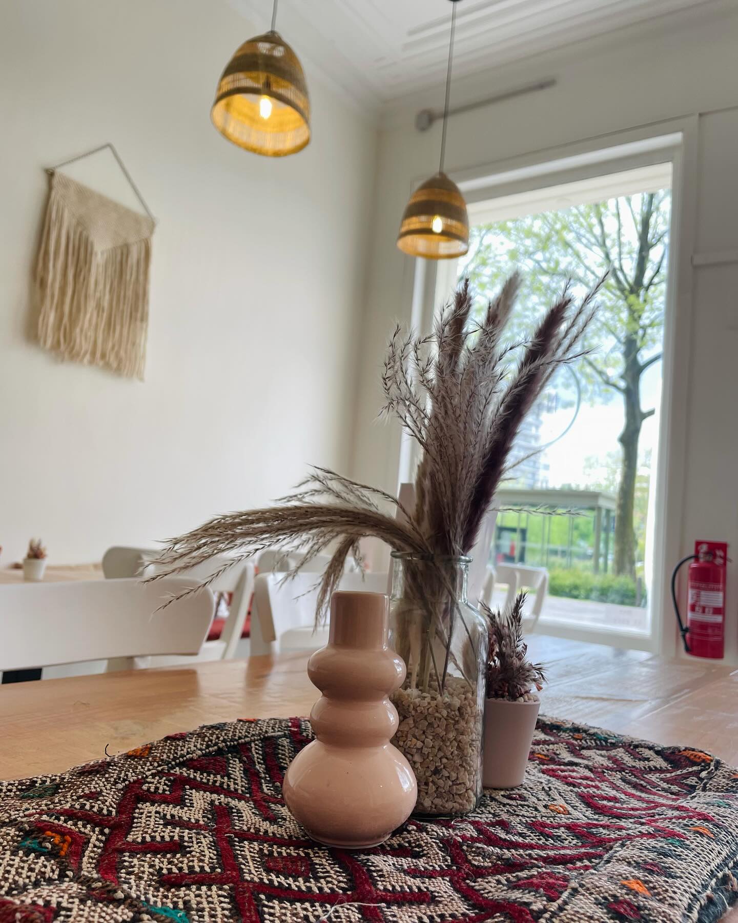 Interior/exterior of the halal restaurant