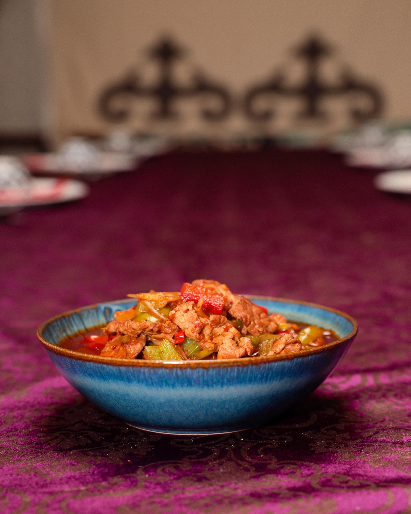 Dish served at the halal restaurant
