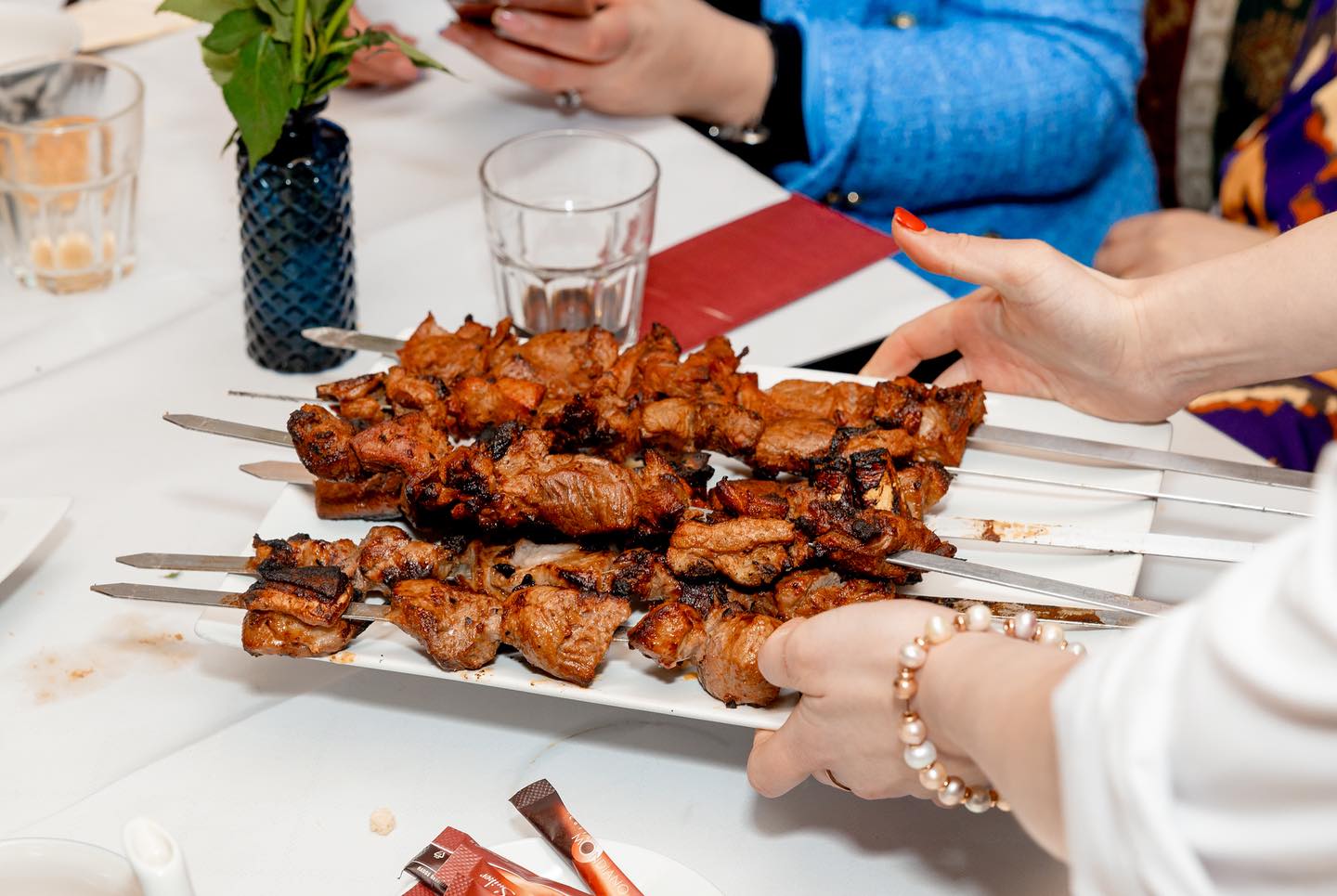 Dish served at the halal restaurant