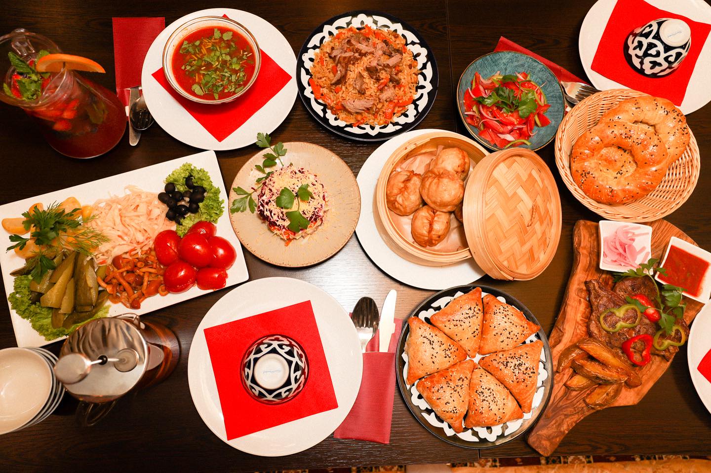 Dish served at the halal restaurant