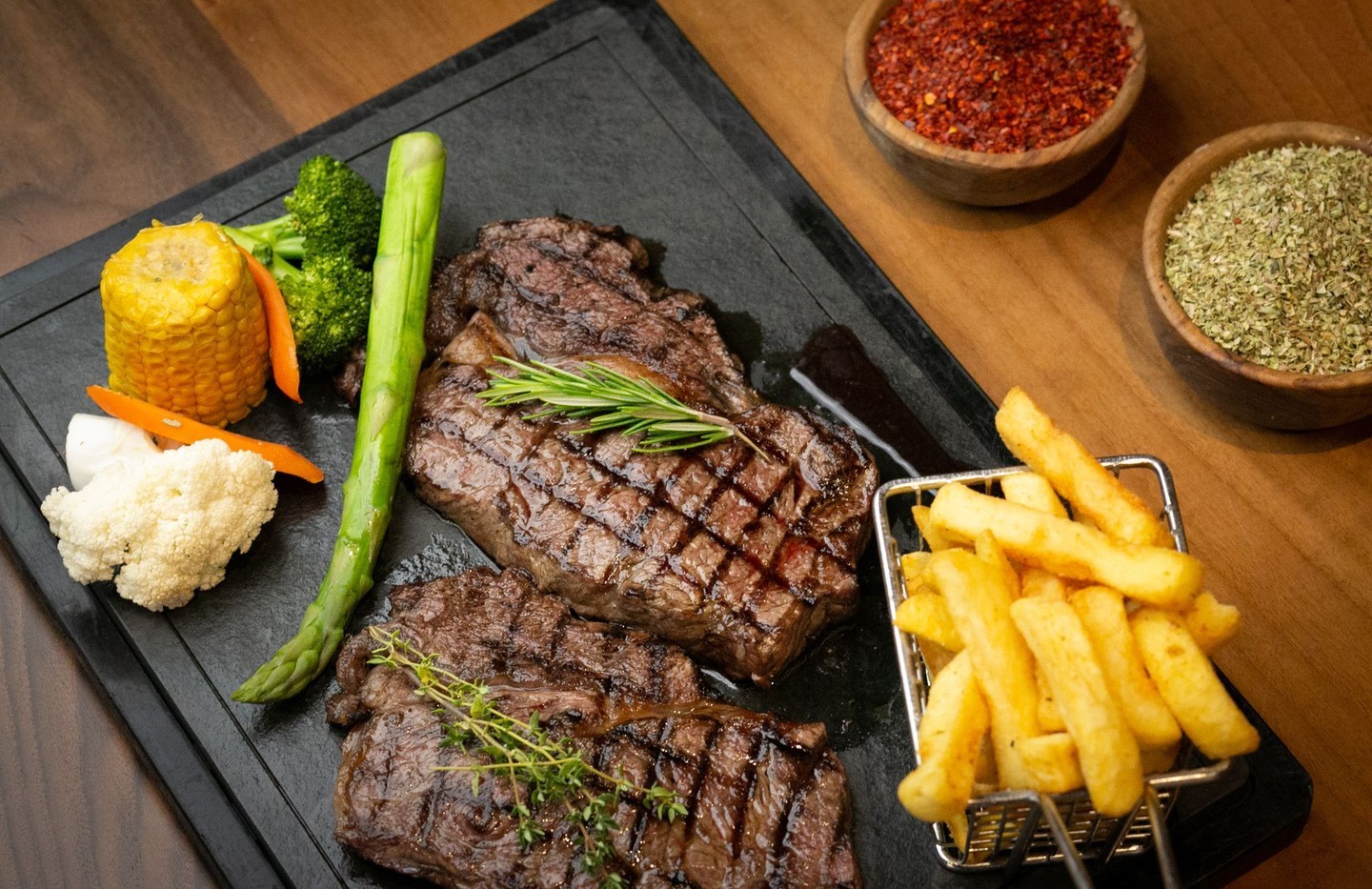 Dish served at the halal restaurant