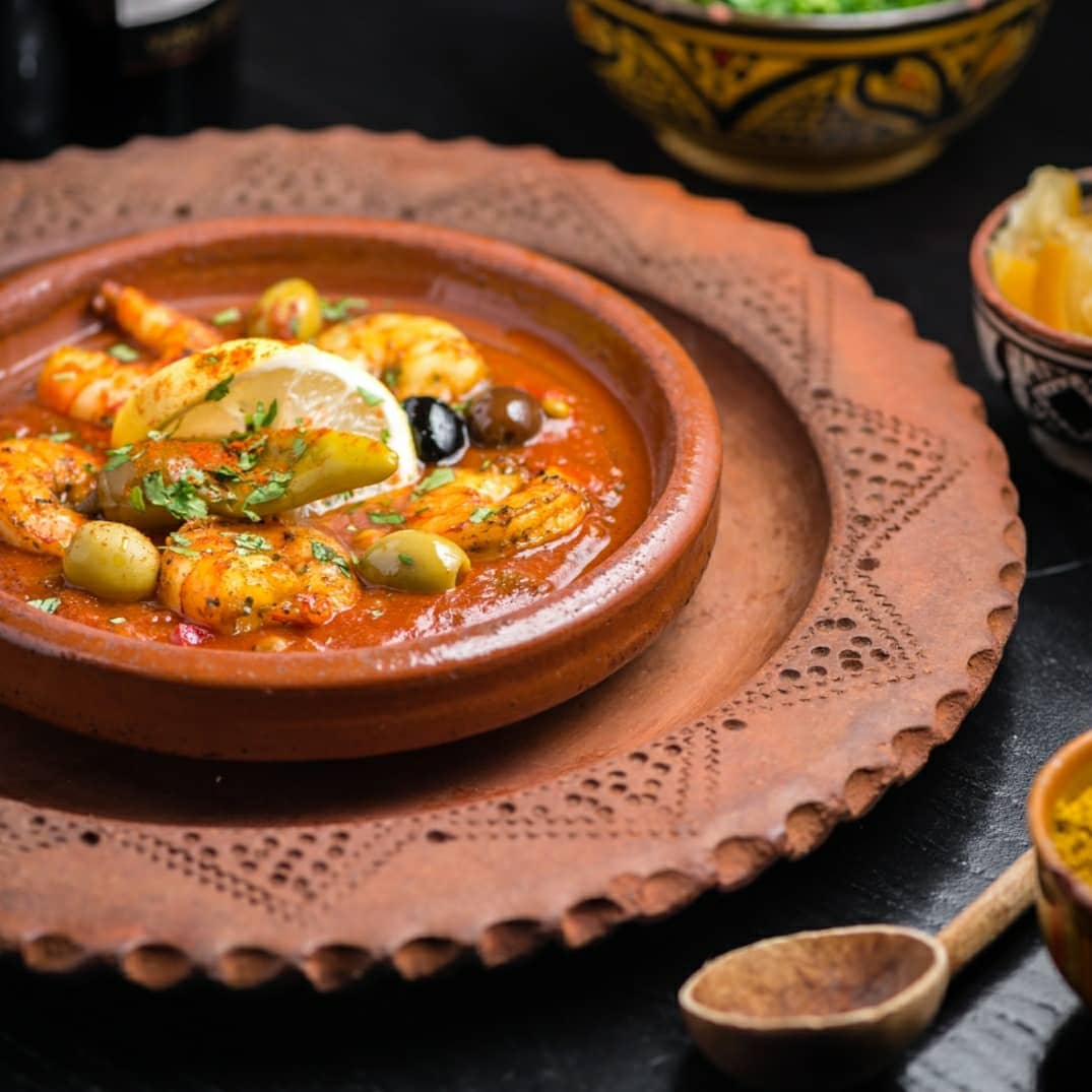 Dish served at the halal restaurant