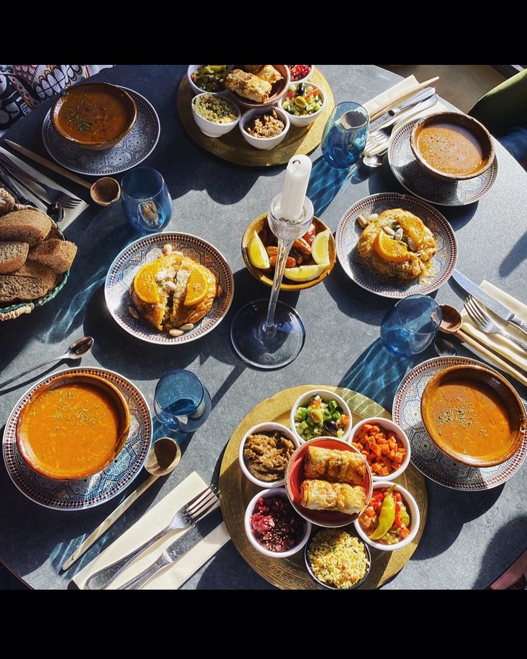 Dish served at the halal restaurant