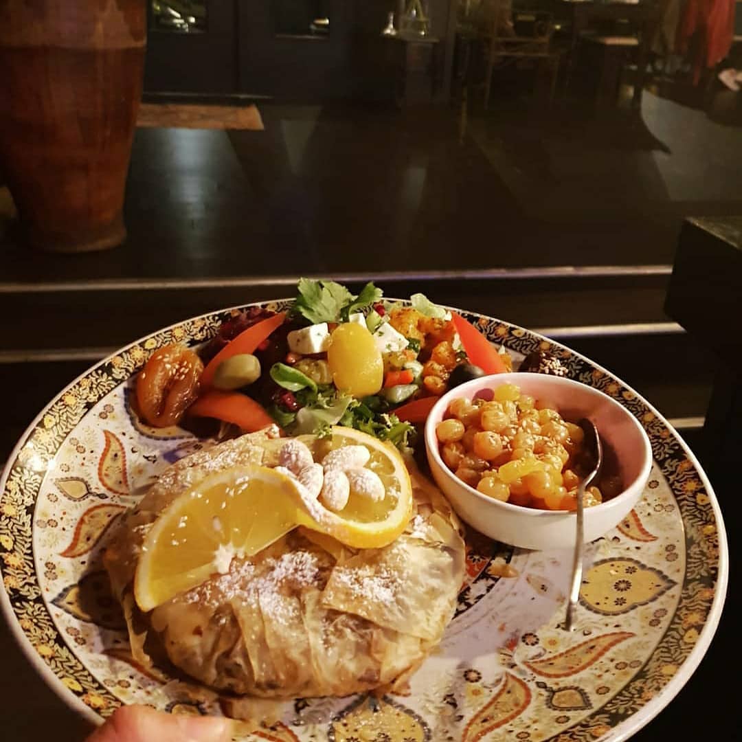 Dish served at the halal restaurant