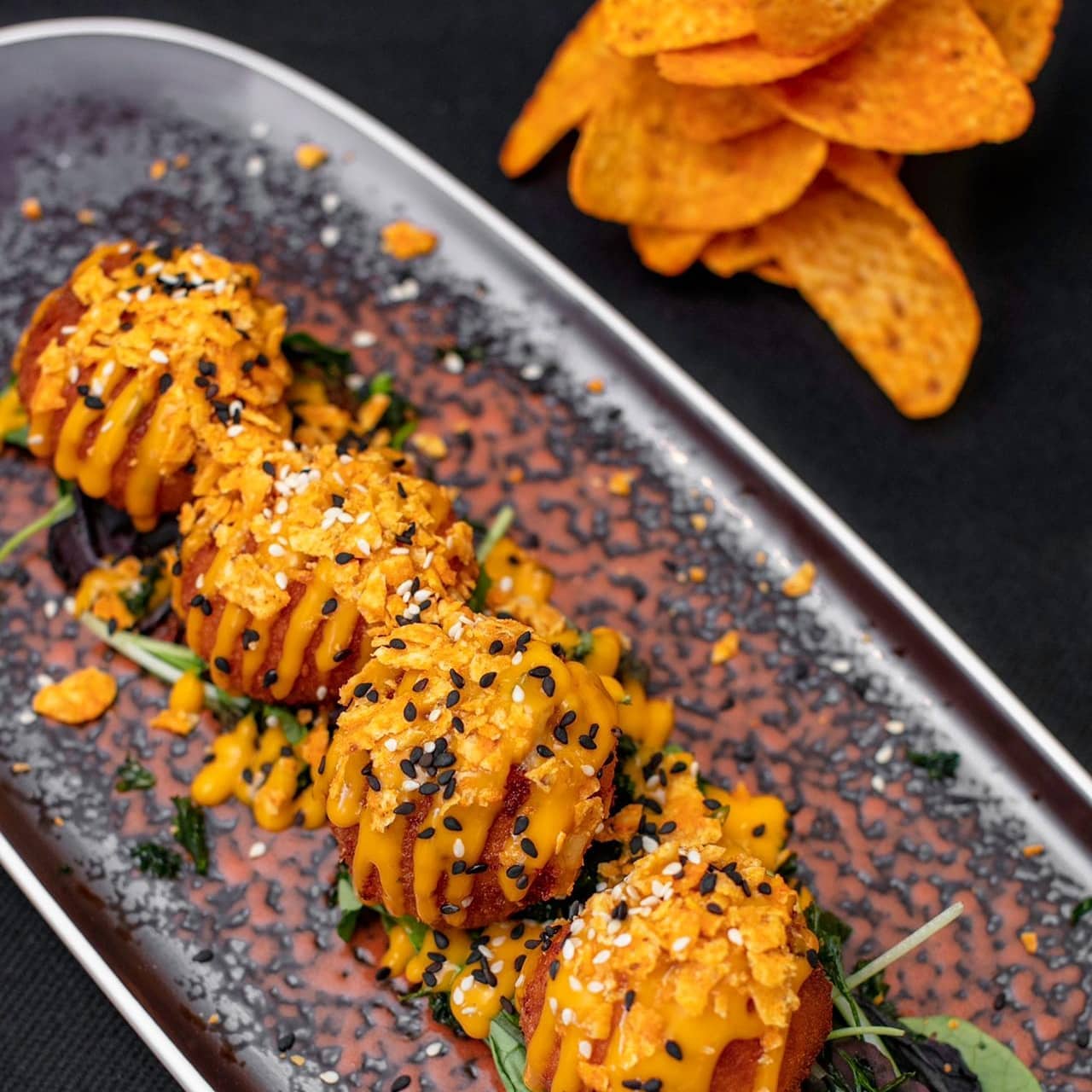 Plat servi au restaurant halal