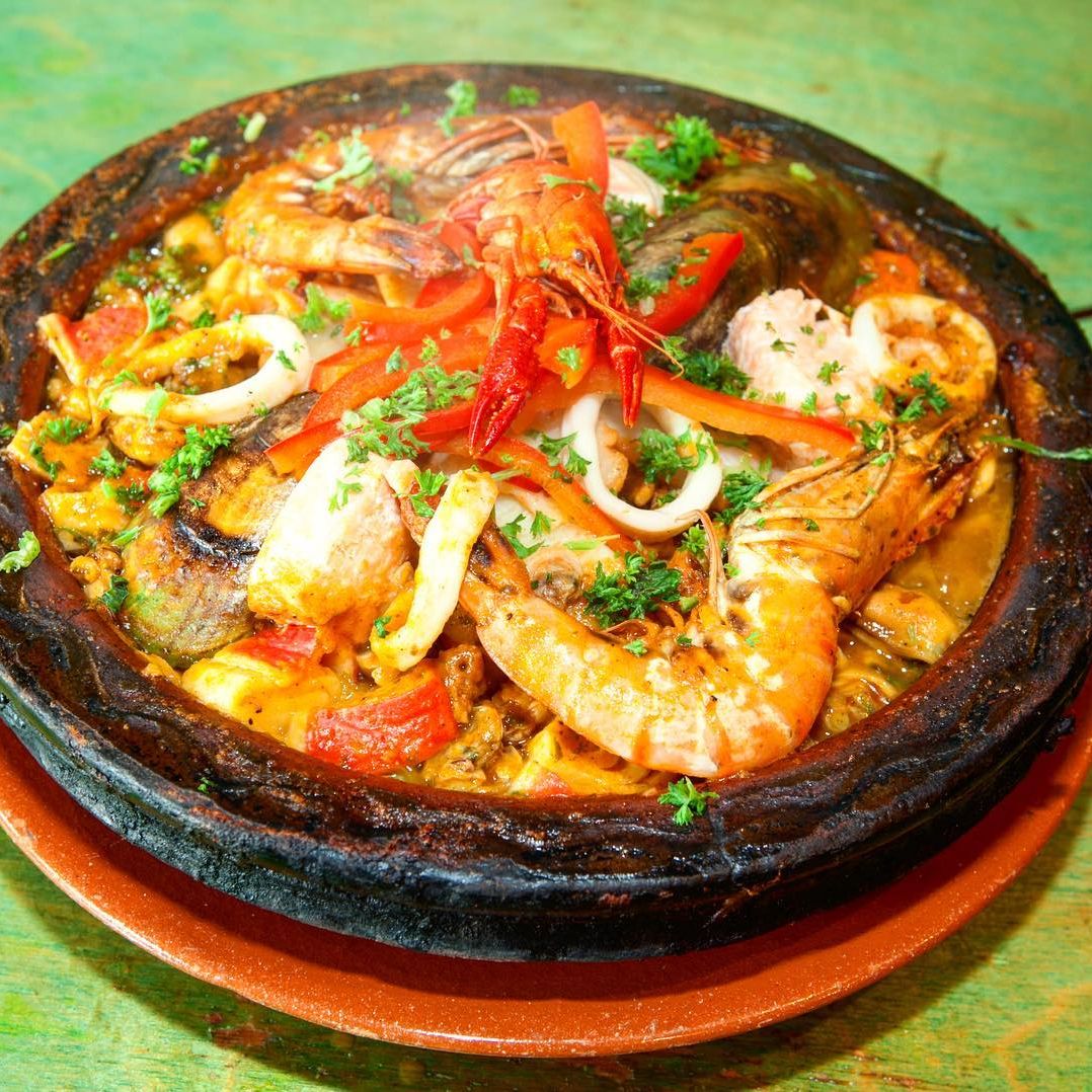 Plat servi au restaurant halal