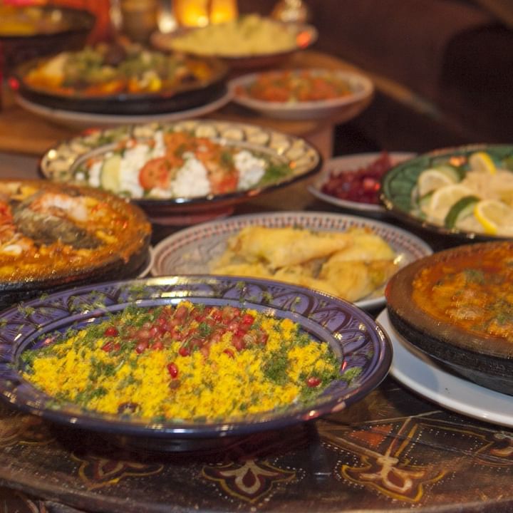 Plat servi au restaurant halal
