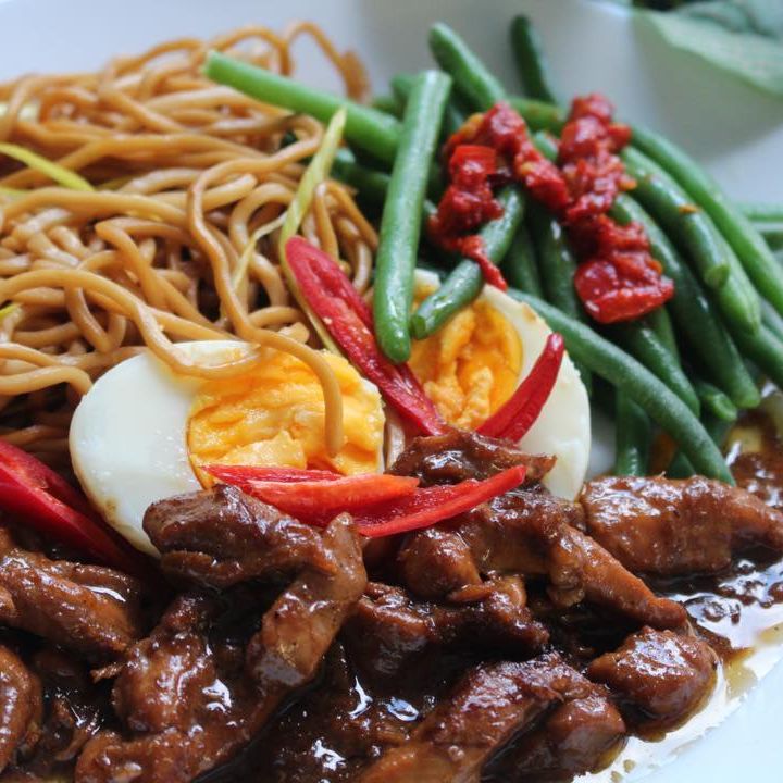 Dish served at the halal restaurant
