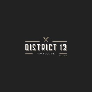 Logo of the halal restaurant District 13
